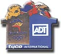 ADT Security Silver Classic Logo pin