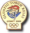 Gold Torch Relay pin and Coin set