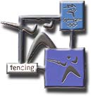 Fencing, Cutout Pictogram Pin