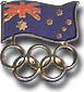 AOC Rings and Australian Flag Pin