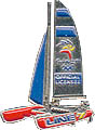 Line 7 Sailing boat Pin