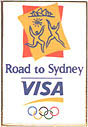Visa Road to Sydney Pin