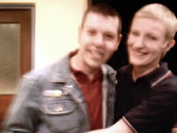 Martin and Mel at 'Carry On Oi!' Sept 2001