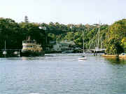 View north from Old Cremorne wharf