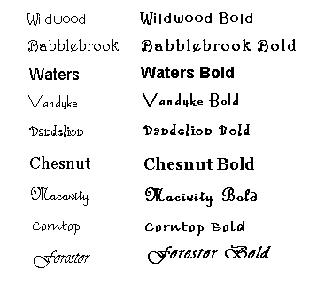 Fonts