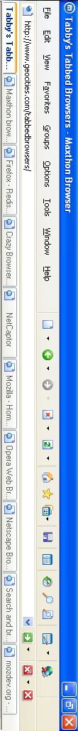 Maxthon with tabbed browsing