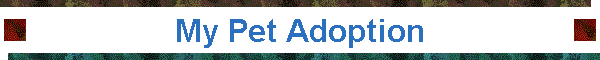 My Pet Adoption