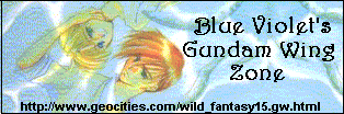 Blue Violet's Gundam Wing Zone