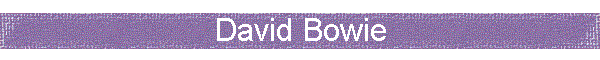 David Bowie
