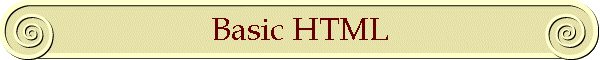 Basic HTML