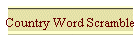 Country Word Scramble