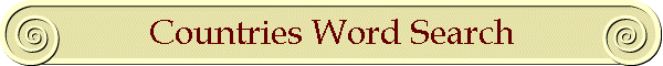 Countries Word Search
