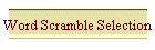 Word Scramble Selection