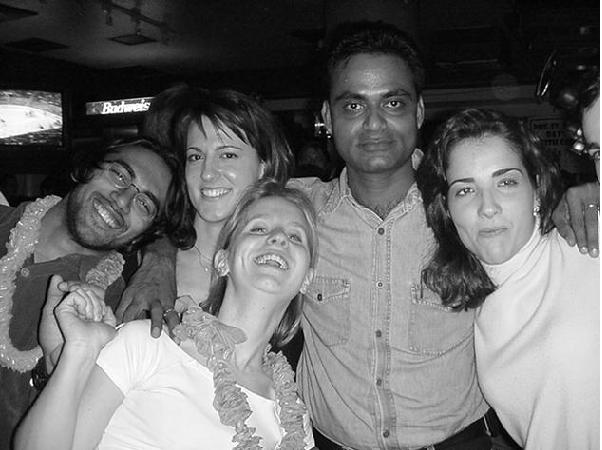 From the left: Me, Erika, Anne, Kishan and Joshephina