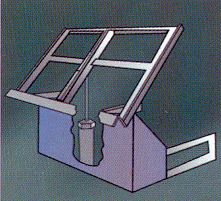 Air cylinder dump mechanism
