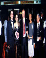 Junto al embajador Italiano