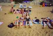 Sanja i ja na Fieha beach