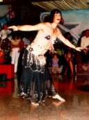 Dancing at Frenzy Night Club, June 2002