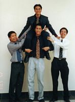 top (michael),l-r:peter,justin,daniel