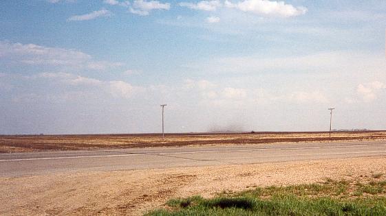 Flat prairie in the Regina area