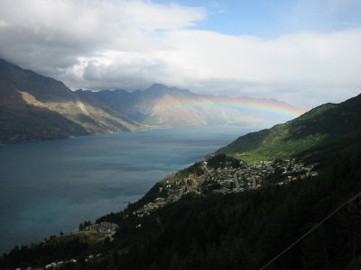 Rainbow in Queenstown