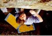 Photo by Cameron Veal, V5 dyno Loyds wall, Oatlands