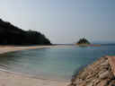 This is the beach near Ioujima JHS. It is the closest beach to Nagasaki City. It is busy in the summer but usually it is deserted.