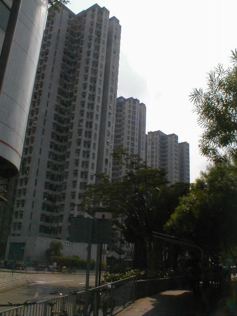 Apartment block at Tai Po Market