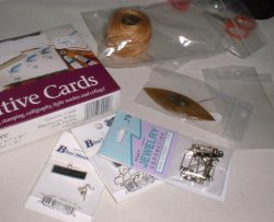 Stuff - cards and baggies