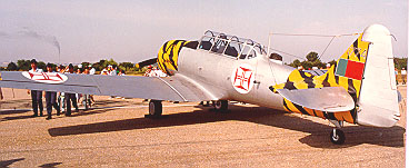 Harvard Mk.IV 1774 Tiger stripped at Tiger Meeting (L.Tavares)