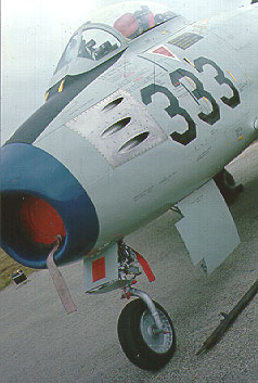 F-86F 5333 at Porto June 1977 (L.Tavares)