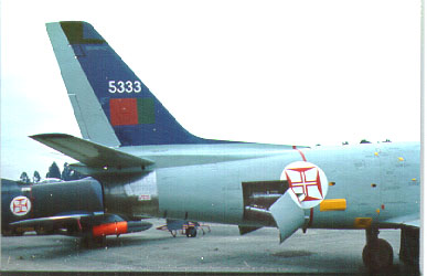 F-86F Sabre 5333  ex-USAF 52-5184 at Porto FAP Festival June 1977