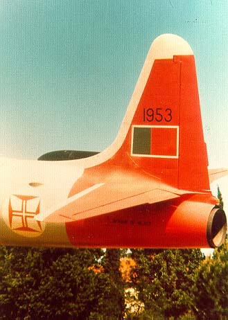 Canadair T-33AN 1953 on display at Lisbon (A.Soares via L.Tavares))