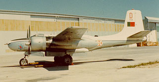 B-26 7106 at OGMA October 1971 (L.Tavares)