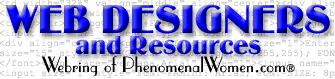 This webring is open to all sites on the internet with featuring graphics. The content may be 1 page of graphics that you have created, or an entire site. Graphics constitute backgrounds, wallpaper, dividers, bullets, icons, custom sets etc. If you would like to join this ring, CLICK HERE.