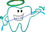 Bright healthy teeth make you smile like an angel.