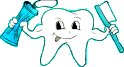 Toothbrush and tooth paste are your best friends.