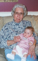 with Aunt Helen