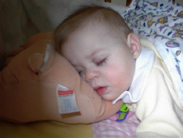 Sleeping on bear