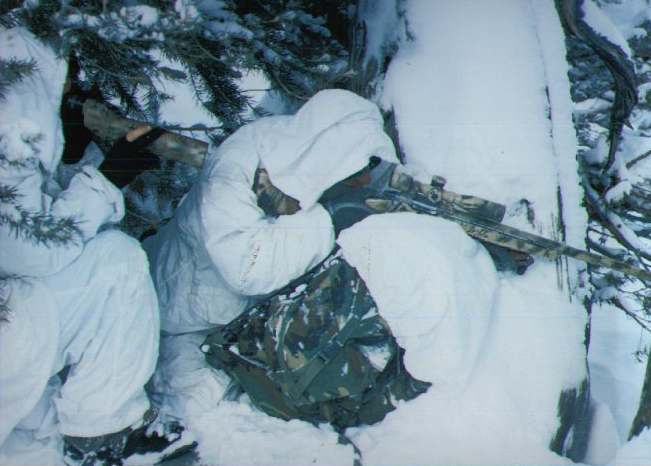 Camouflage for snow