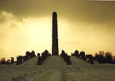 Vigelandsparken - Oslo in Winter