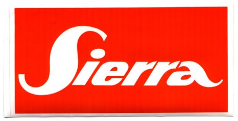 Rectangular Sierra Sticker