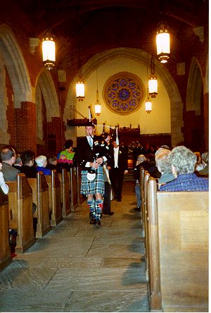 Thomson at Historical Church wedding