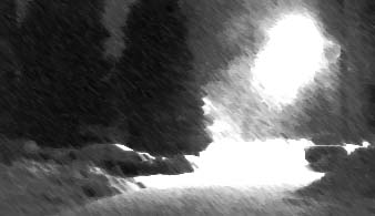 snowy night
