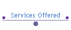 Services Offered