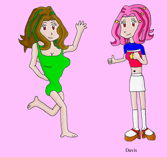 We both may look the same, but we're both different characters.