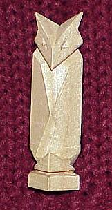 gallahad's Hand Carved Owls