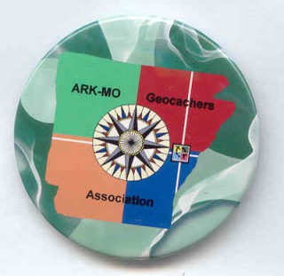 ARK-MO Geocachers Association Button