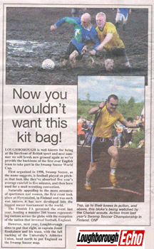 Article in the Loughborough Echo 15/01/04