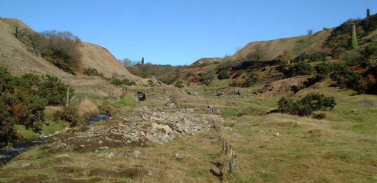 Click for a view down the valley towards this point
